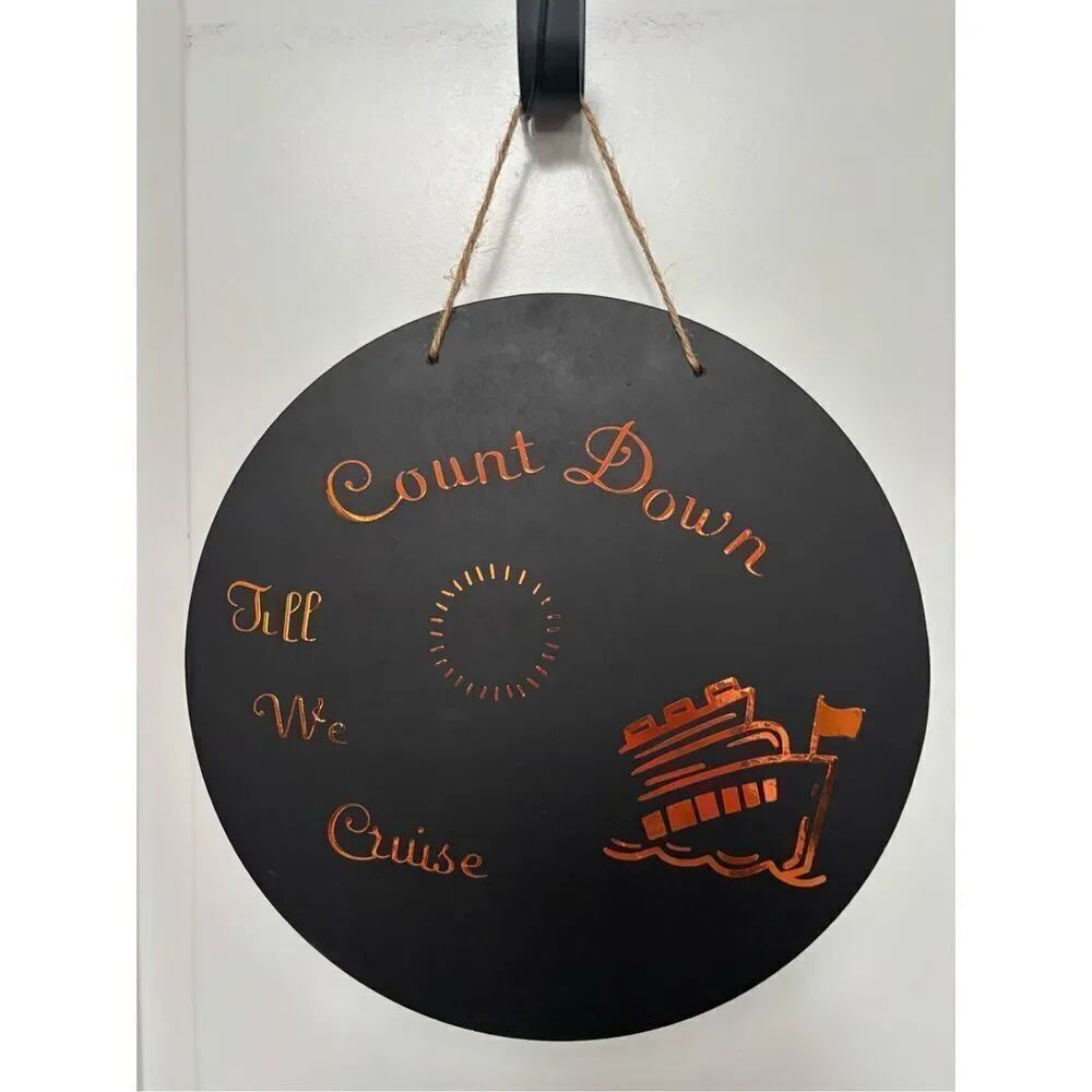 Chalkboard Countdown till cruise